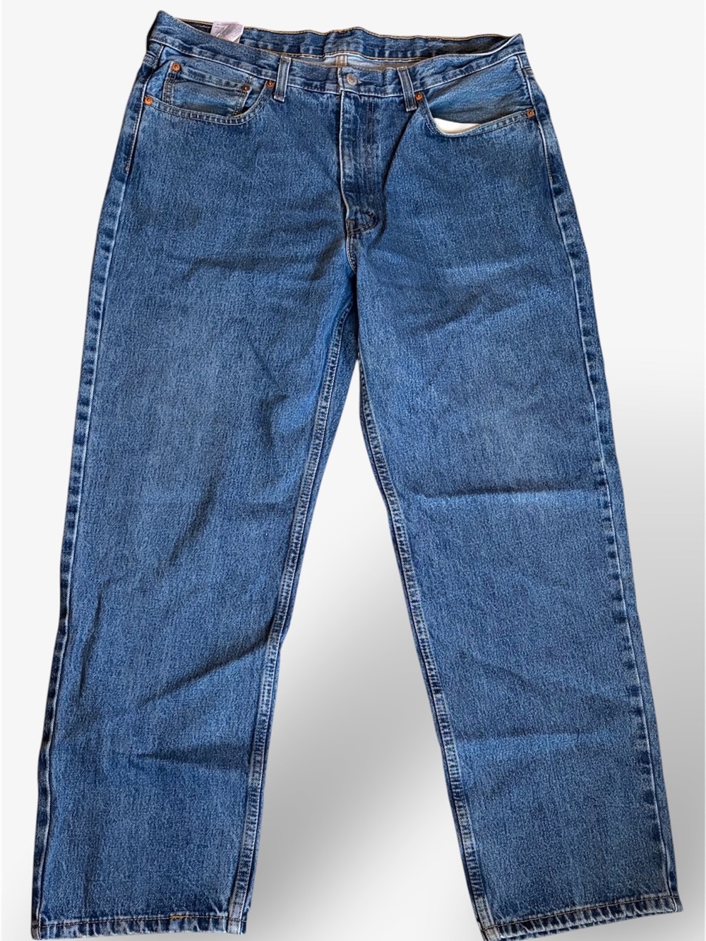 Levi's 550 Relaxed Fit Tapered Leg Jeans Men's 38x32 Blue Denim Classic